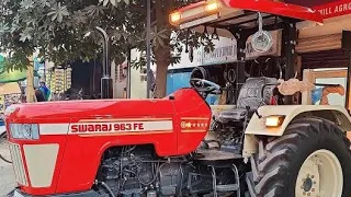 swaraj 963 CRDI engine ke sat ,plough per performance #swaraj #patel farming mp 39#tractor #youtuber