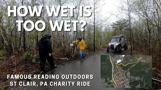 How wet is too wet to ride?