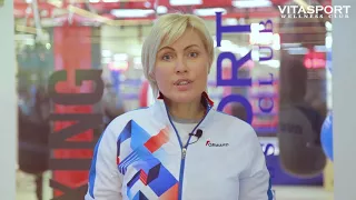 Наталья Рагозина в фитнес клубе Витаспорт