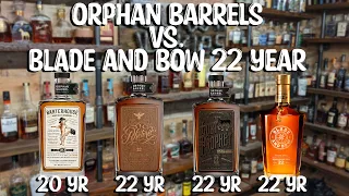 What 20+ Year Whiskey is Best? Blade and Bow 22 vs. Orphan Barrels!