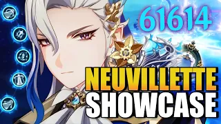 NEUVILLETTE IS SO FUN TO PLAY! | Build Guide for Artifacts, Weapons, Team, C0 ~ C6 R1 ~ R5