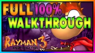 Rayman 3: Hoodlum Havoc | FULL 100% Score Walkthrough [1080p60]