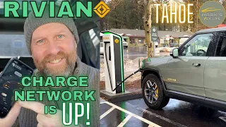 Rivian High Speed Charge Stations in Tahoe and REI