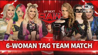 Alexa Bliss, Asuka & Dana Brooke Vs DouDrop, Nikki A.S.H & Tamina - WWE Raw Español: 18/07/2022