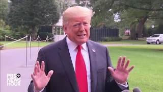 WATCH: Trump says he has no plans to fire Rosenstein