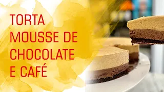 Torta Mousse de chocolate e café