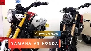 New Fashionable YAMAHA VS HONDA [  XSR155 DD - CB150R ABS ] Videos & info 2020 - 2023