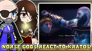 Norse Gods react to Kratos Part 3 || GOW Ragnarök: Valhalla || - Gacha React