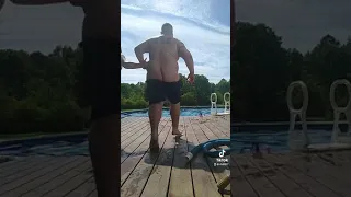 First Jump In The Pool