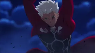 Fate Stay Night Archer vs Lancer but with realistic SFX
