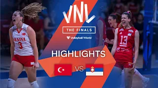 🇹🇷 TÜR vs. 🇷🇸 SRB - Highlights Final 3-4 | Women's VNL 2022