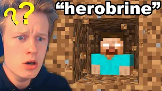 If my Friend Says "Herobrine" on Minecraft, I Spawn Herobrine...