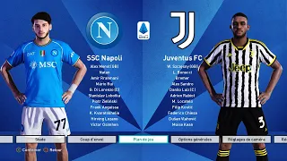 PES 2024 - Napoli vs Juventus Gameplay PC | eFootball 2024 Concept - PES 2021 Mods