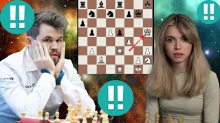 Maintainable chess game | Anna Cramling vs Magnus Carlsen 2