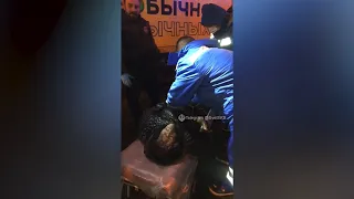 Женщина попала под трамвай