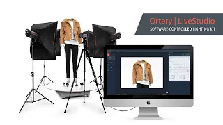 Ortery - LiveStudio |  Software Controlled Product Photography Light Kit