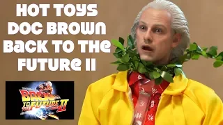 HOT TOYS Doc Brown MMS380 Back To The Future Part II unboxing review
