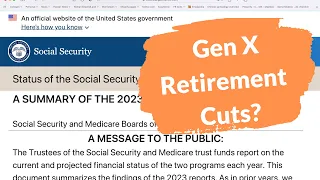 Gen X to see 23% Social Security retirement benefit cut: Here's what you need to know (2023)