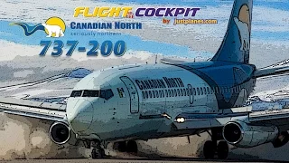 In the Cockpit of the lovely BOEING 737-200 (Canadian North)