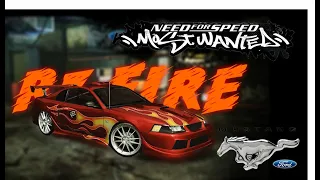 RZ Fire FORD MUSTANG - CAR DESIGN (NFS MOST WANTED 2005 - REDUX MOD)