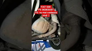 Fiat 500 ruginit mai peste tot. Ps: nu mai contează anul