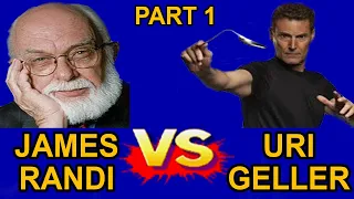 James Randi DESTROYS Psychic Uri Geller - Part 1