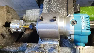 I made friends with a milling machine and a lathe .