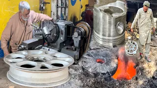 Manufacturing Of Alloy Rims and Engine Piston From Recycled Silver