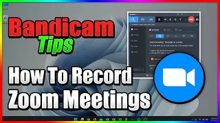 How to record a Zoom Meeting without host permission - Bandicam and Zoom audio settings