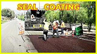 USA - SEAL COATING - Overlay Resurfacing Repairing Asphalt Without Milling Old! @MasterWorkers