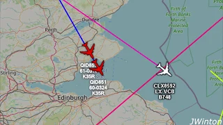 3x USAF KC-135s over Northumberland 5th May 2020