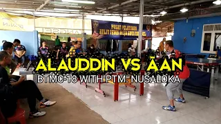 Serunya bermain pingpong | Alauddin vs Aan | BTMC-18 WITH PTM NUSALOKA