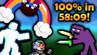 FNAF World SPEEDRUN - 100% in 58:09