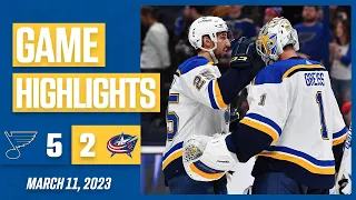 Game Highlights: Blues 5, Blue Jackets 2