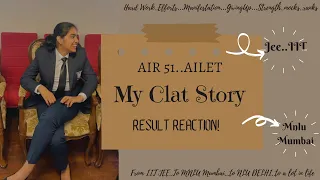 My CLAT Story | AILET Result Reaction Video