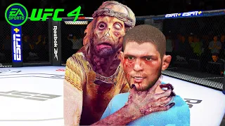 UFC4 Khabib Nurmagomedov vs Walking Dead EA Sports UFC 4