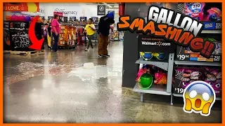 Gallon Smashing Fails In Public!!!