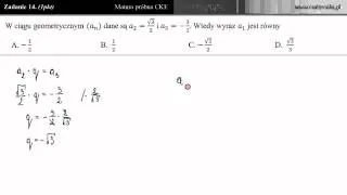[Zad14] Matura próbna 7 marca 2012
