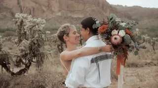 A Wedding In The Middle Of The Desert | Cloth and Flame Weddings | Native America Wedding