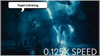 Flash saves people from falling rock scene in 0.125x speed | Zack Snyder's Justice League.