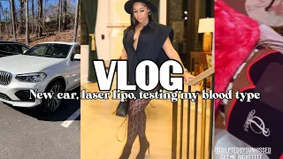 VLOG| ORDERED A NEW CAR! PREP FOR VACATION, LASER LIPO, WHATS MY BLOOD TYPE?