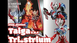 (Stop Motion) S.H.Figuarts Ultraman Taiga Tri-Strium (Unbox & Review)