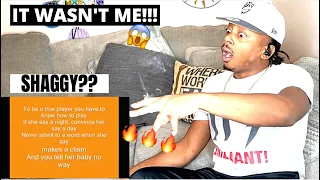 HE RUTHLESS.. | Shaggy - It Wasn't Me with Lyrics! REACTION