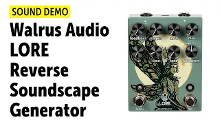 Walrus Audio Lore Reverse Soundscape Generator - Sound Demo (no talking)