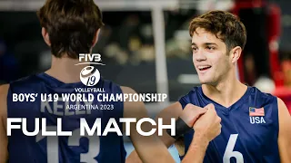 USA🇺🇸 vs. SRB🇷🇸 - Full Match | Boys U19 World Championship | Pool A