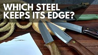 Edge Retention Test Between 1066, 1075, 5160 and 1095 Blade Steels