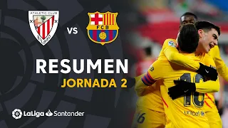 Resumen de Athletic Club vs FC Barcelona (2-3)