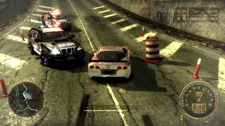 Корвет против насорогов. Прохождение испытания 57 в Need for speed Most Wanted redux 2020