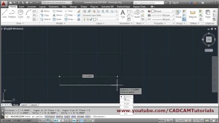 AutoCAD Draw Line in Feet & Inches