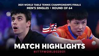 Jakub Dyjas vs Tomokazu Harimoto | 2021 World Table Tennis Championships Finals | MS | R64